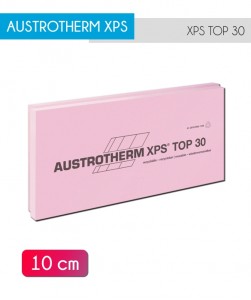 Styropian marki Austrotherm Top 30 XPS lambda 35 do ocieplania elewacji domu i poddasza.