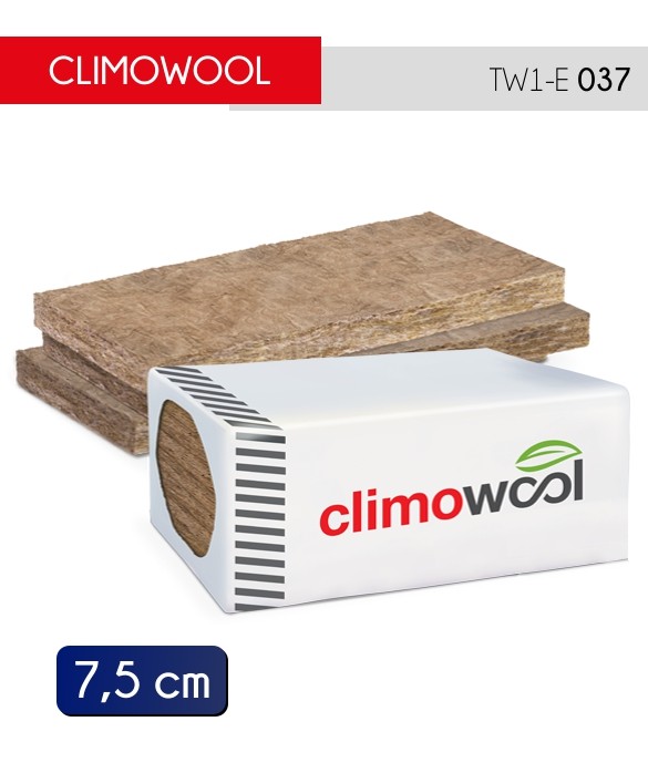 Wełna mineralna płyta 75 mm Climowool TW1-E 7,5 cm cena
