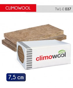 Wełna mineralna płyta 75 mm Climowool TW1-E 7,5 cm cena