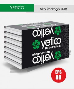 Styropian podłogowy Yetico Alfa Podłoga 038 EPS 80
