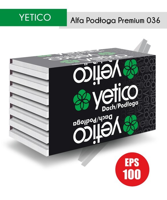 Styropian Yetico Alfa Podłoga Premium 036 EPS 100
