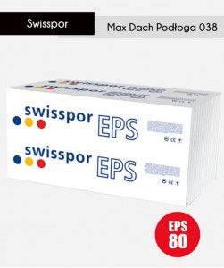 Styropian podłogowy Swisspor Max Dach Podłoga 038 EPS 80