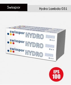 Styropian fundamentowy Swisspor Hydro Lambda 031 EPS 100 (1250 x 600 mm)