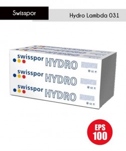 Styropian fundamentowy Swisspor Hydro Lambda 031 EPS 100 (1250 x 600 mm)