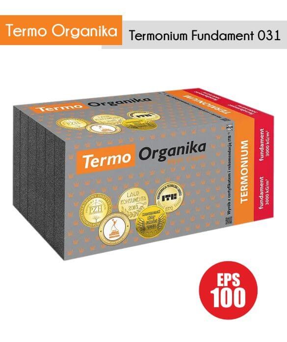 Styropian grafitowy Termo Organika Termonium Fundament Hydro Stop 031 EPS 100