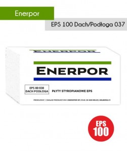 Styropian Enerpor EPS 100 037 Dach Podłoga