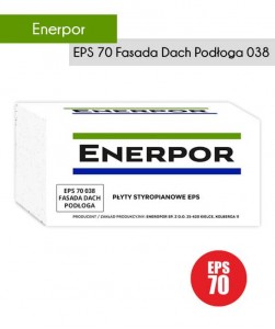 Styropian Enerpor EPS 70 038  Fasada Dach Podłoga