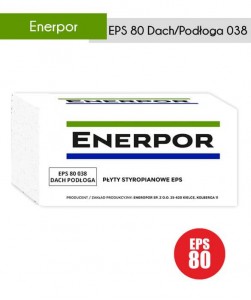 Styropian Enerpor Dach/Podłoga EPS 80 038