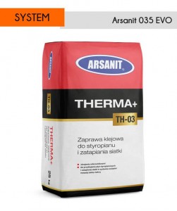 Kompletny system izolacji fasady - Pakiet Arsanit 035 EVO (15 / 20 cm)