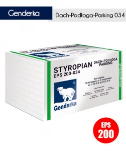 Styropian Genderka EPS 200 034 Dach-Podłoga-Parking
