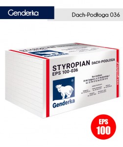 Styropian Genderka EPS 100 Dach-Podłoga 036
