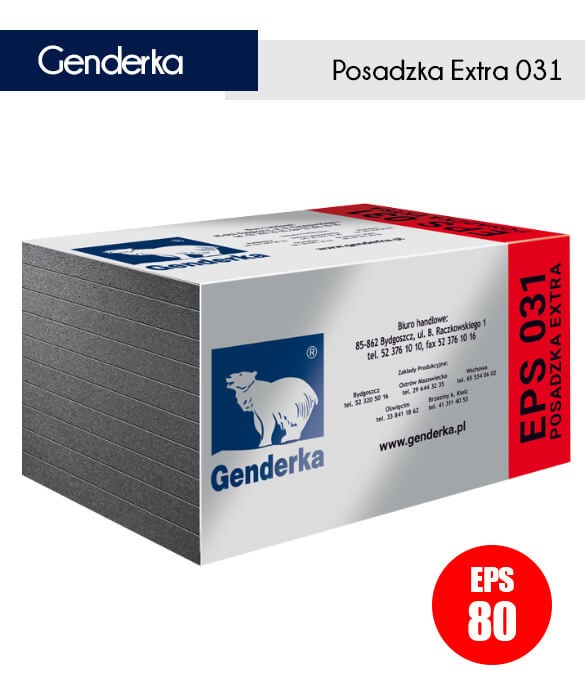 Styropian Genderka EPS 80 Posadzka Extra 031