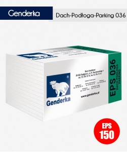 Styropian Genderka EPS 150 036 Dach-Podłoga-Parking