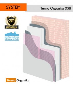 Kompletny system izolacji fasady - Pakiet Termo Organika 038 (15 / 20 cm)