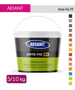 Lakierobejca dekoracyjno-renowacyjna kolor Arsanit Arte-Fix M 5 kg / 10kg