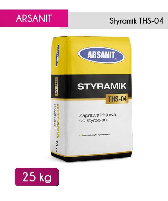 Tani klej do styropianu Styramik THS-04 25 kg Arsanit