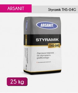 Klej do styropianu grafitowego Styramik THS-04G (25 kg) Arsanit