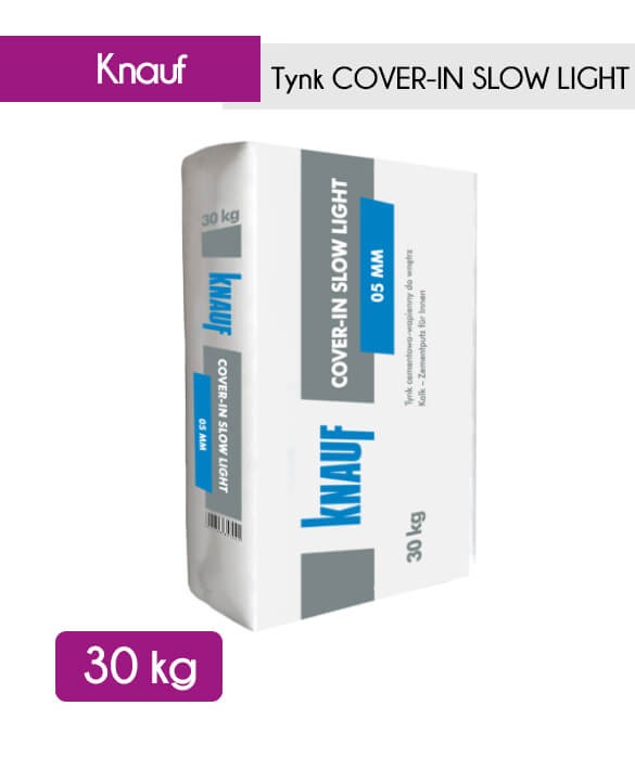 Tynk cementowo wapienny Knauf Cover In Slow Light 30 kg