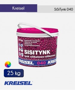 Tynk silikatowo-silikonowy baranek 1,5 mm - Sisitynk 040 Kreisel (396 kolorów) - 25 kg