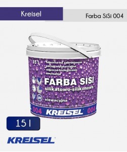 Elewacyjna farba silikatowo-silikonowa Kreisel SiSi 004 biała 15 l (33 szt.)