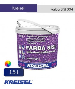 Elewacyjna farba silikatowo-silikonowa Kreisel SiSi 004 barwiona 15 l (33 szt.)