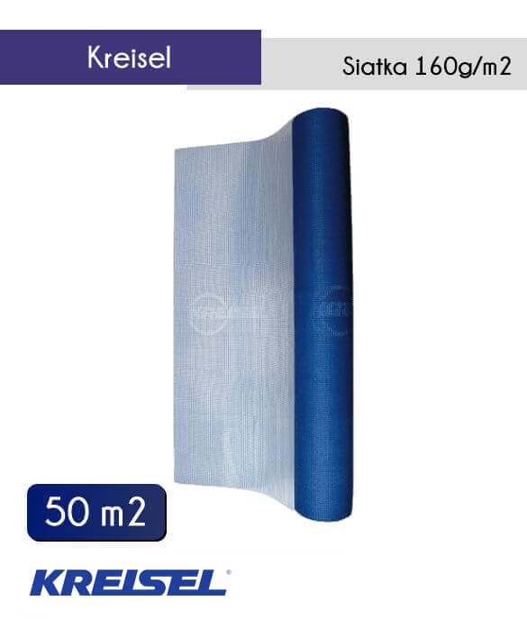 Siatka zbrojąca elewacyjna z włókna szklanego (50 m2) Kreisel 160 g/m2