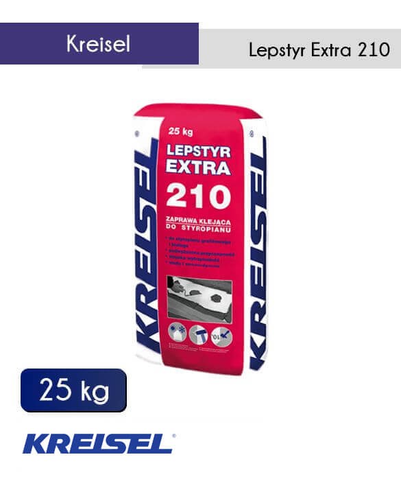 Klej do styropianu grafitowego Lepstyr 210 Extra Kreisel - 25 kg