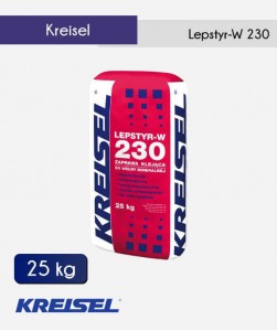 Klej do wełny mineralnej Lepstyr-W 230 Kreisel (szary) - 25 kg