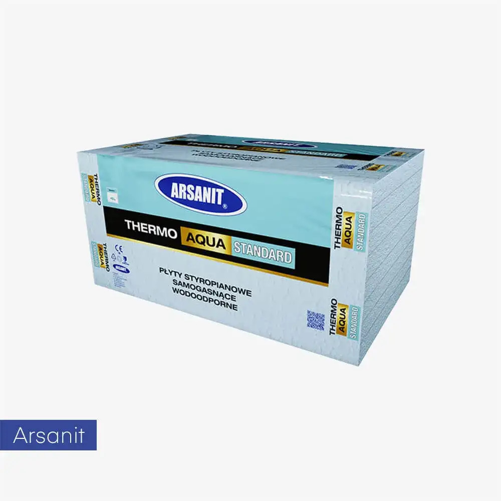 Styropian wodoodporny Arsanit Aqua Standard 038 (500x1000) EPS 100