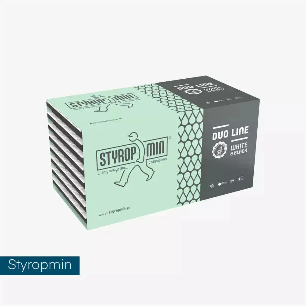 Styropian grafitowy EPS 80 Styropmin Duoline White&Black (615x1250) 031 -  15 cm