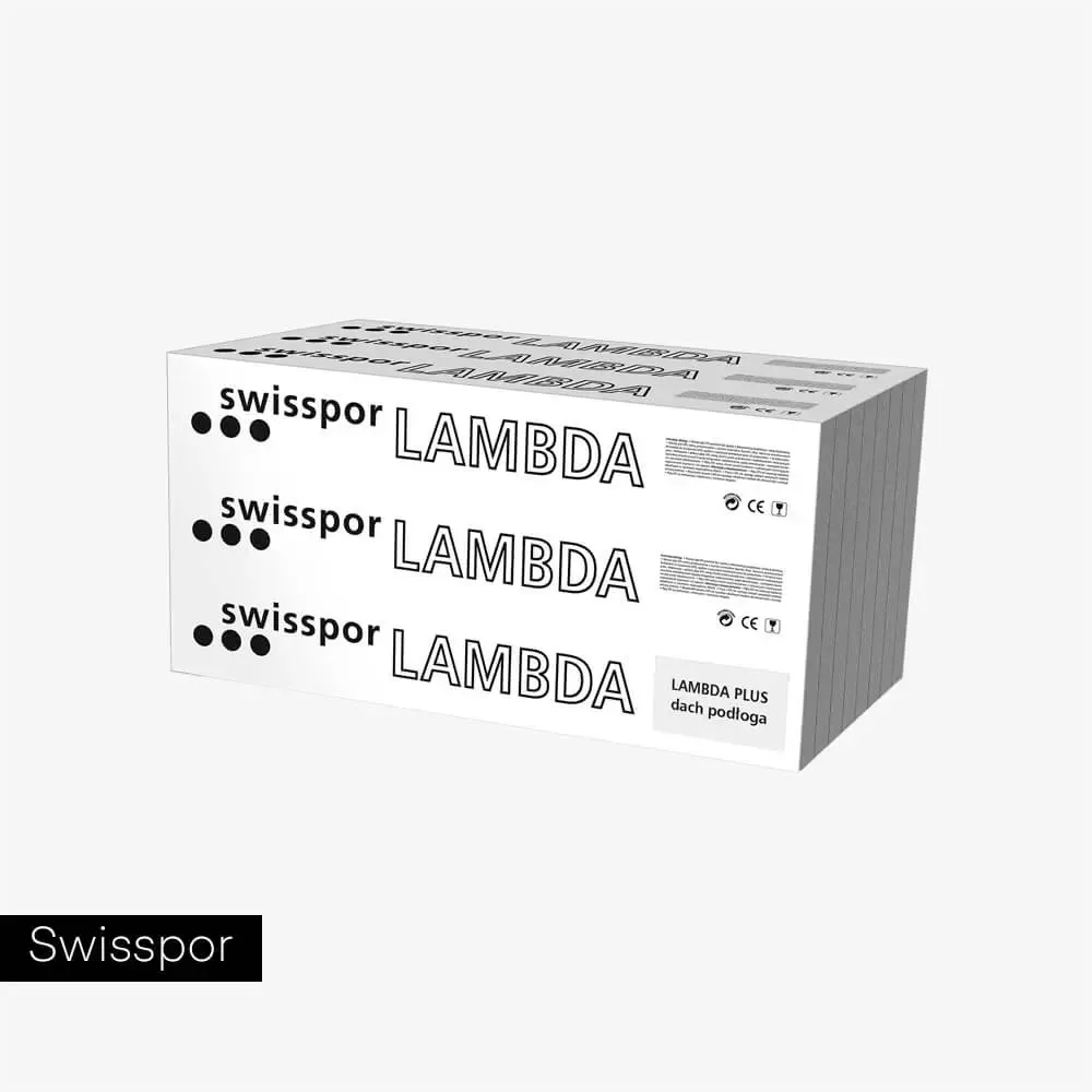 Styropian grafitowy Swisspor Lambda Plus Dach Podłoga 031 EPS 60