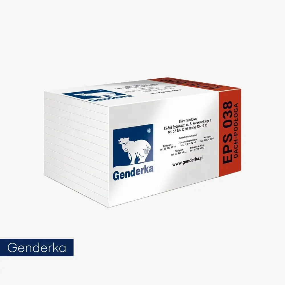 Styropian Genderka EPS 80 Dach-Podłoga 038