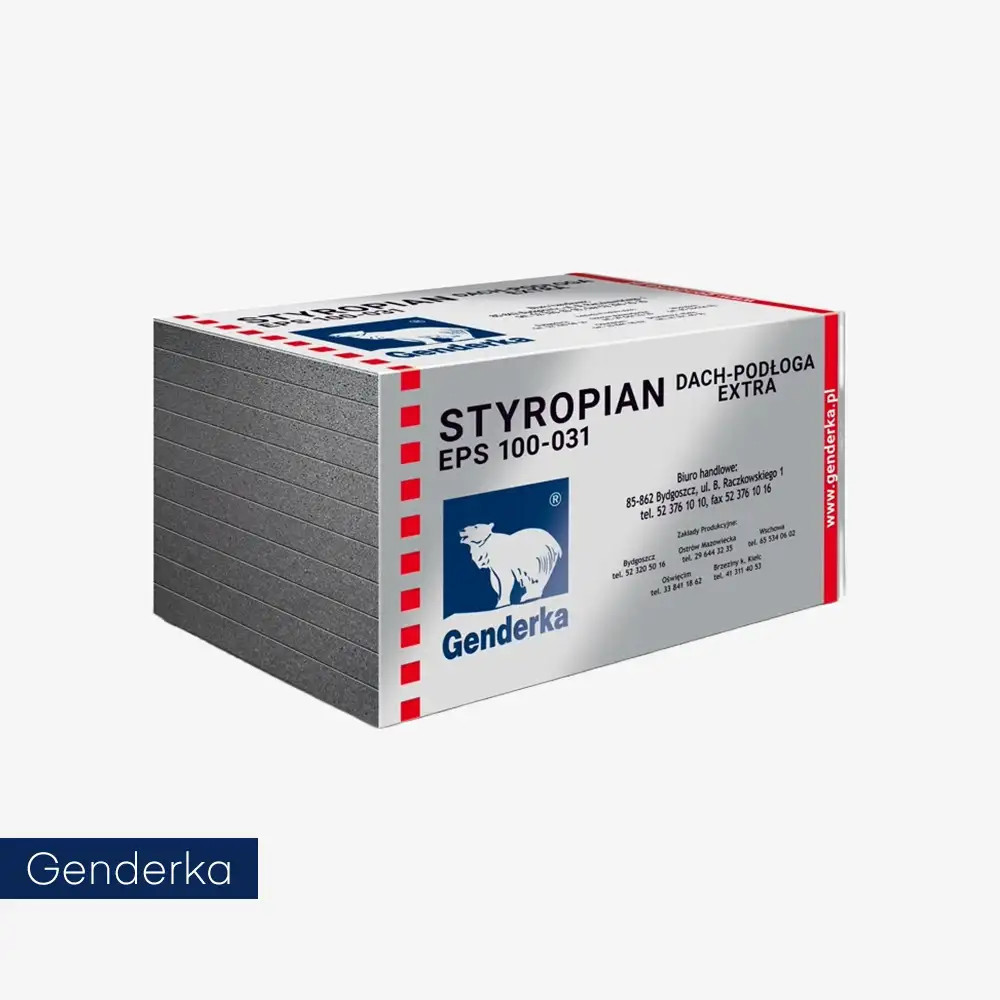 Styropian Genderka EPS 100 Dach Podłoga Extra 031