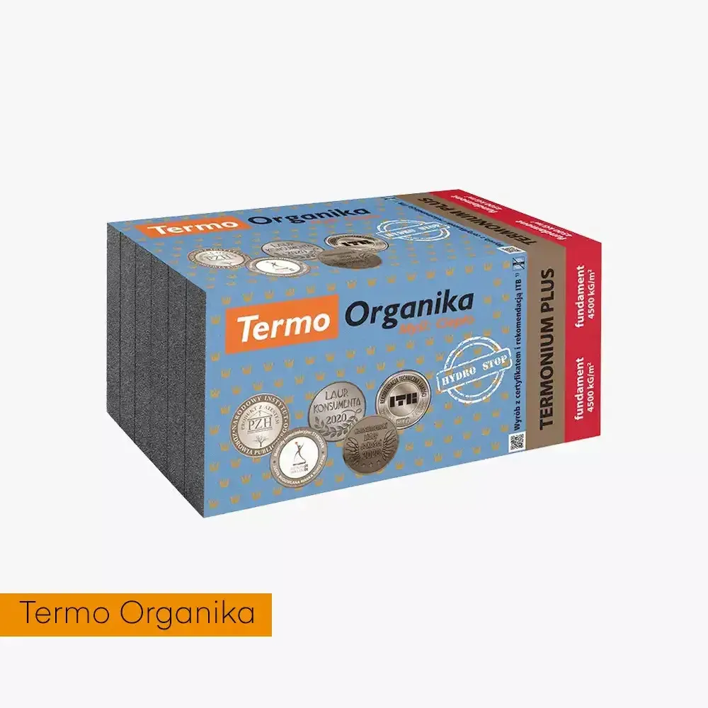 Styropian grafitowy Termo Organika Termonium Fundament Hydro Stop 031 EPS 100