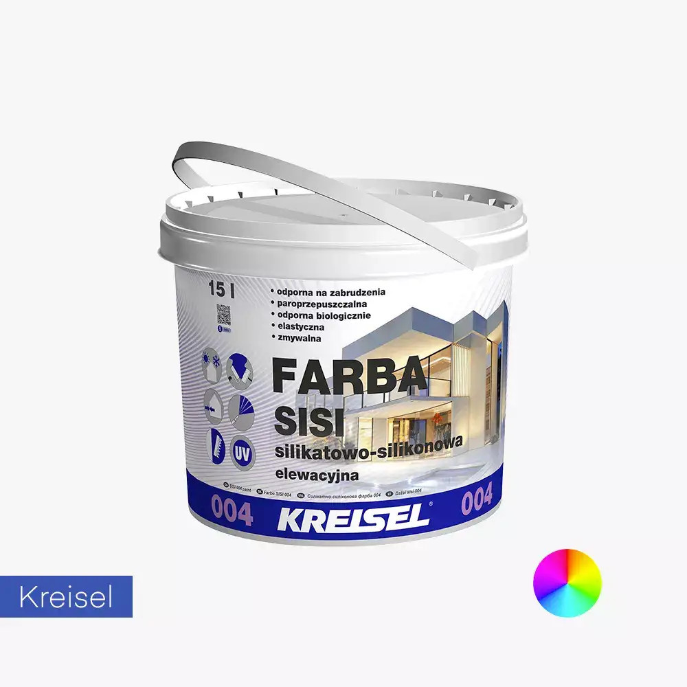 Farba elewacyjna silikatowo-silikonowa Kreisel SiSi 004 kolor - 15L