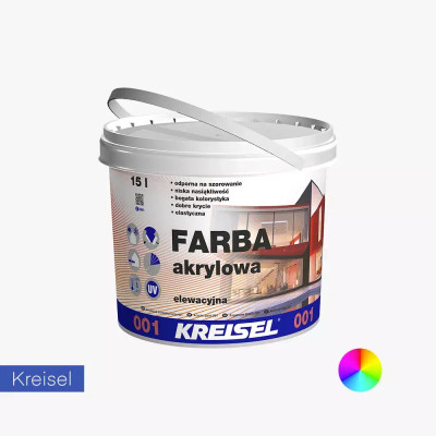 Farba elewacyjna akrylowa Kreisel 001 kolor - 15L