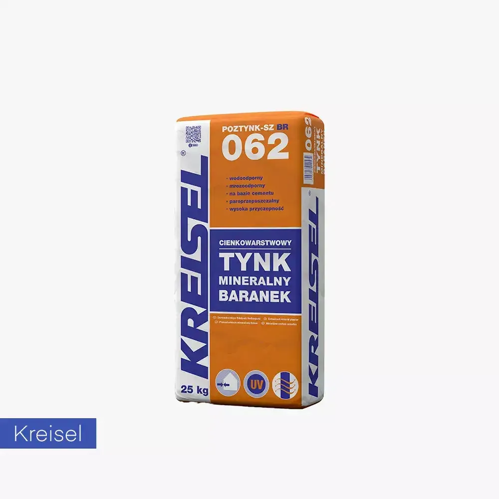 Tynk baranek 1,5 mm - Poztynk-SZ BR 062 Kreisel (biały) - 25 kg