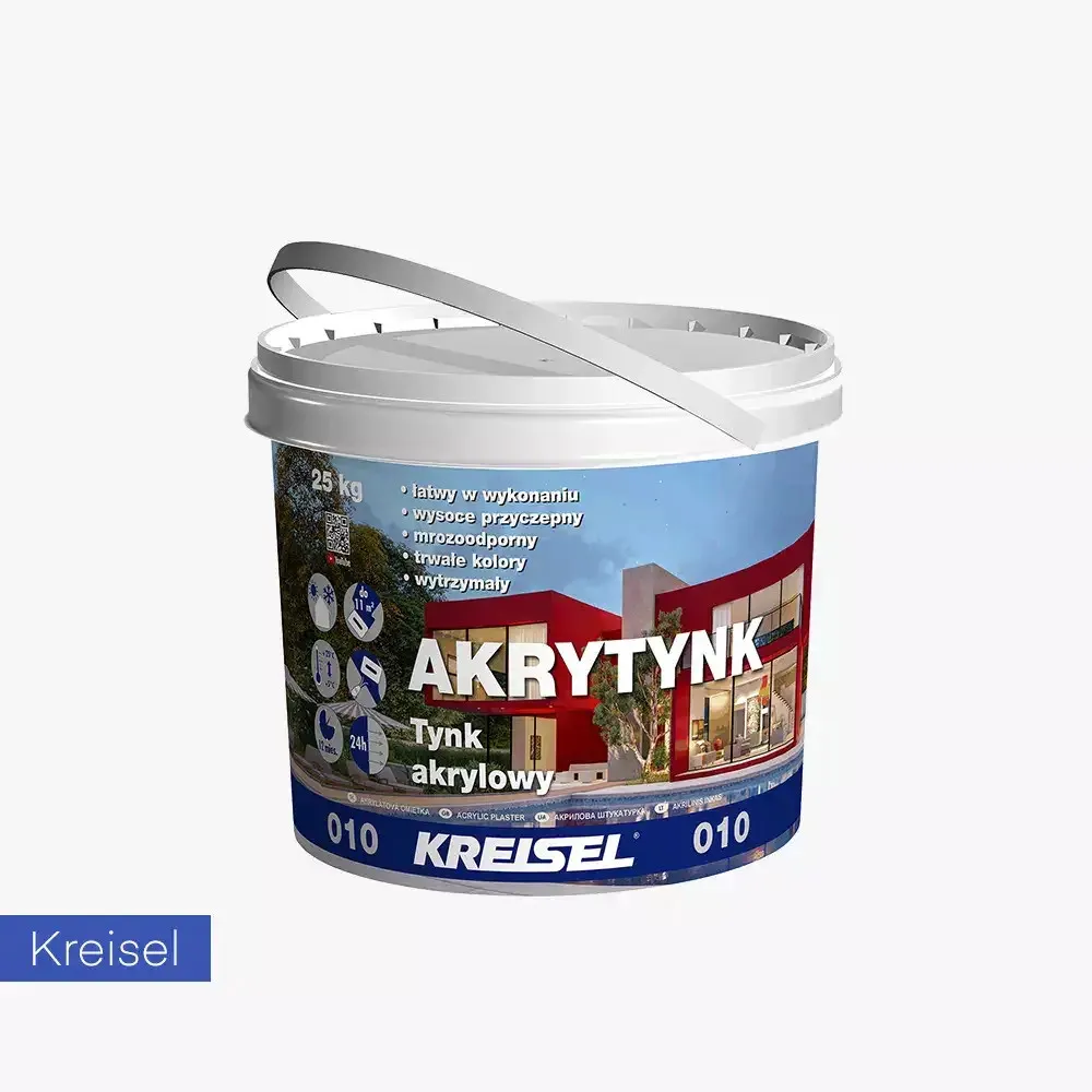 Tynk akrylowy baranek 1,5 mm - Akrytynk 010 Kreisel (biały) - 25 kg