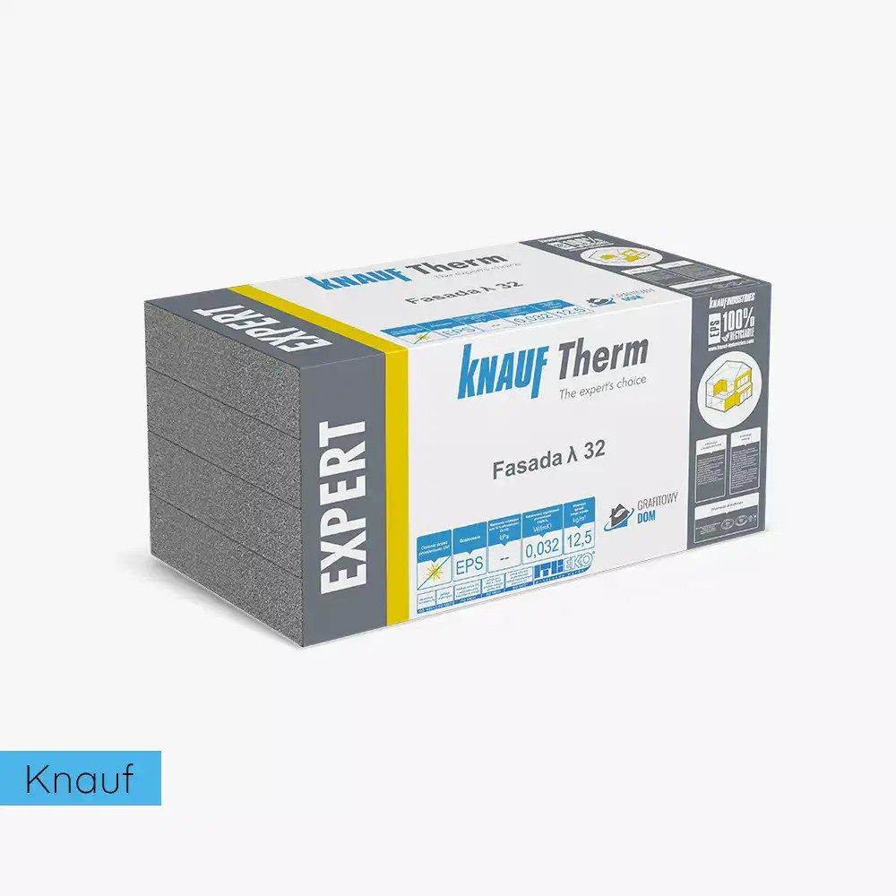 Styropian grafitowy Knauf Expert Fasada EPS λ 032