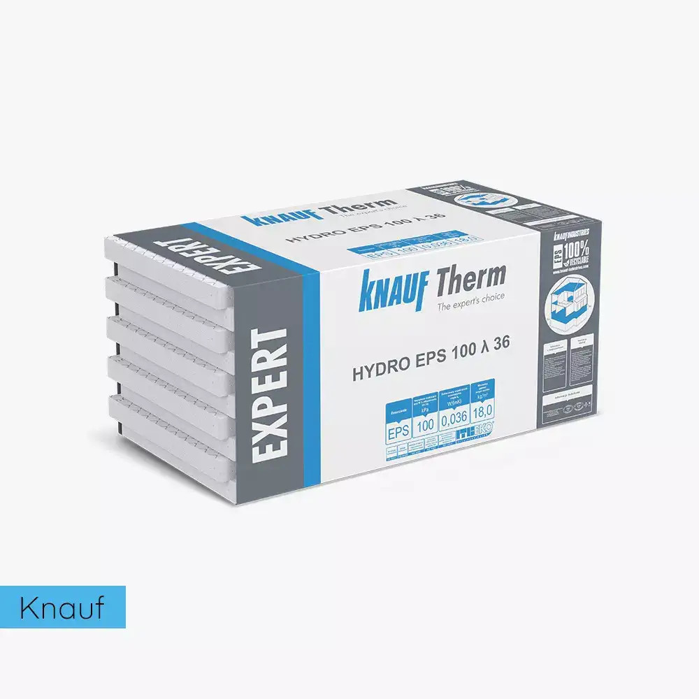 Styropian fundamentowy (1200x600) Knauf Expert Hydro EPS 100 λ 036