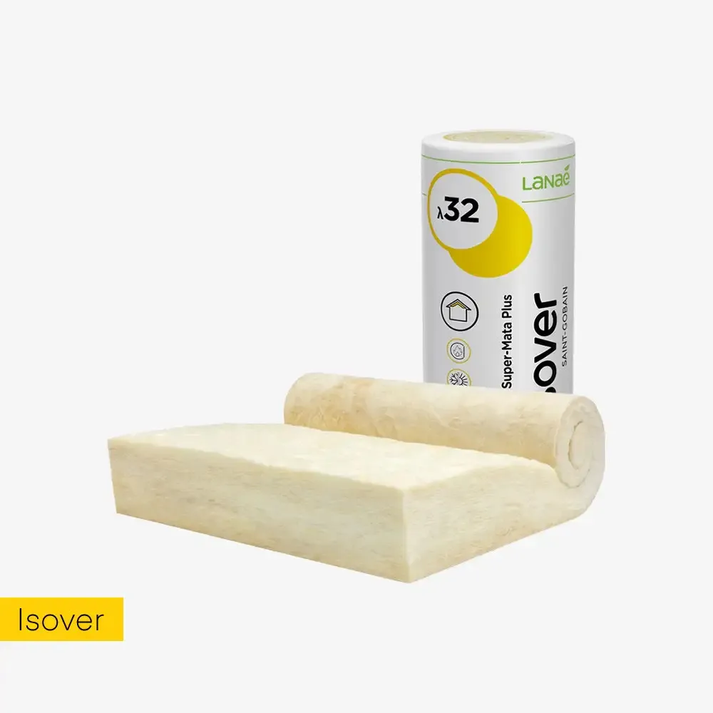 Wełna szklana Isover Super Mata Plus Lanae o grubości 200 mm