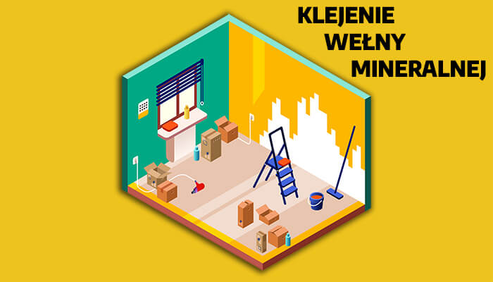 Klejenie wełny mineralnej