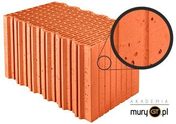 Porotherm pustak poryzowany