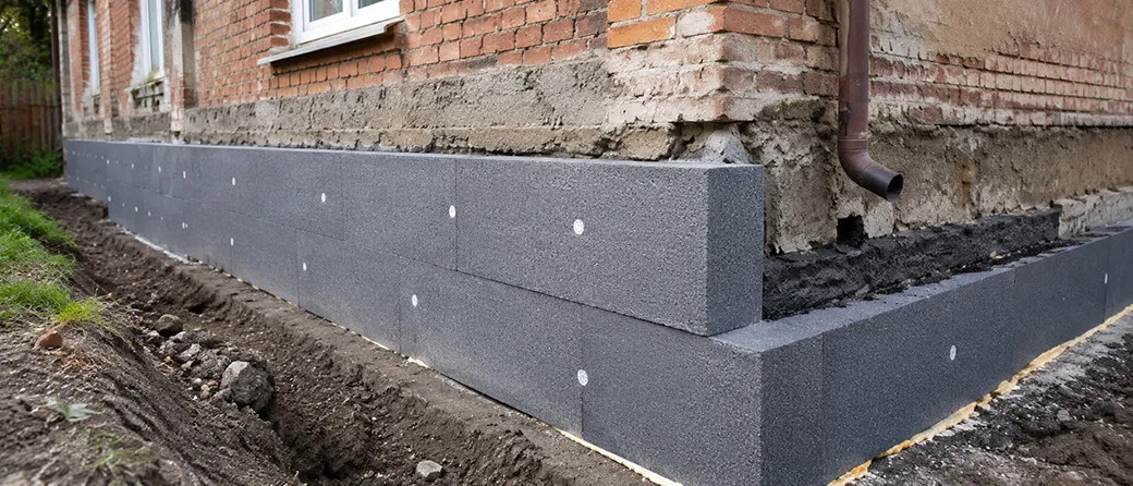Czym ocieplić fundament starego domu?